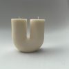 Home aaram lux | The U Ribbed Candle| Decorative Soy Wax Candle | Aaram Lux N/A