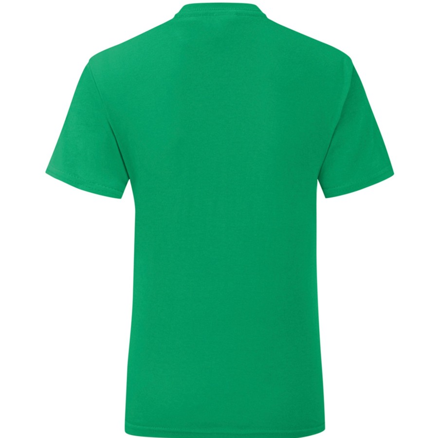 Men fruit of the loom T-Shirts | Fruit Of The Loom - Mens Iconic T-Shirt (Pack Of 5) Medium Green