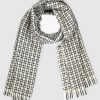 Women belle & bloom Hats, Gloves, & Scarves | Belle & Bloom Uptown Textured Scarf White