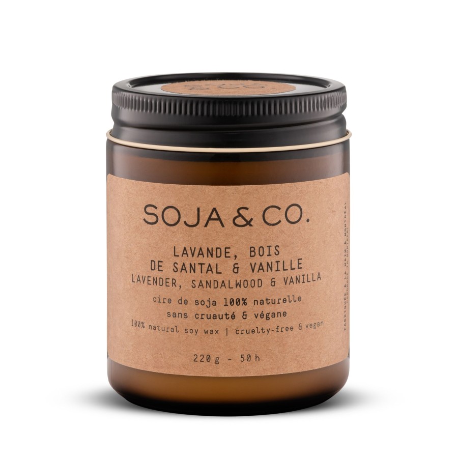 Home soja&co.™ | Soja&Co. Soy Wax Candle — Lavender, Sandalwood & Vanilla 8Oz N/A