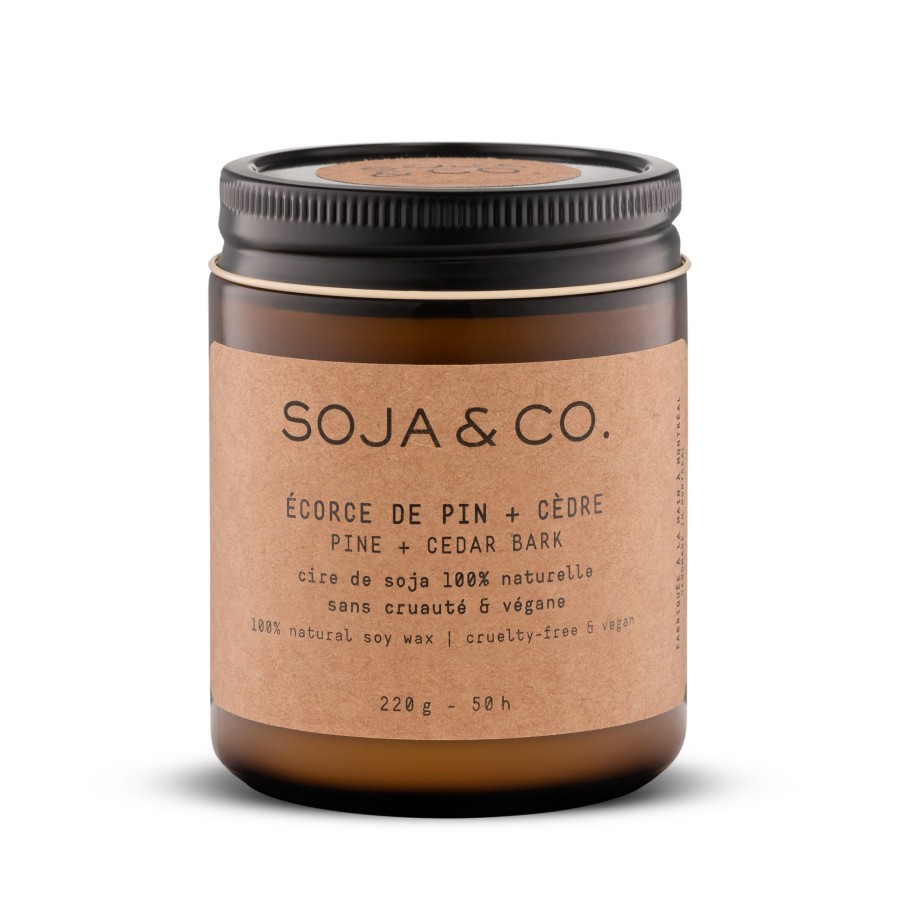 Home soja&co.™ | Soja&Co. Soy Wax Candle — Pine + Cedar Bark 8Oz N/A