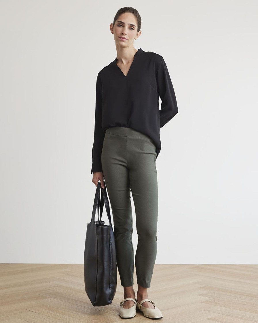 Women r.w. & co. Pants | Solid High-Rise City Legging Pant Kalamata