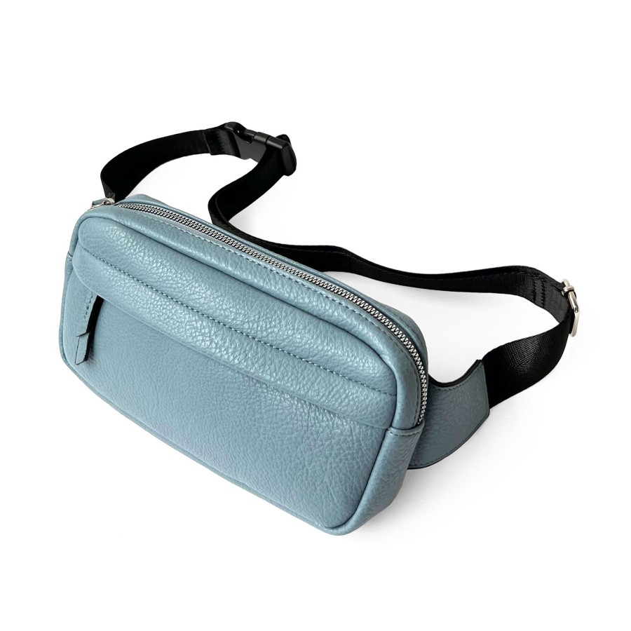 Women nicci Bags | Nicci Waistbag With Web Strap Light Blue