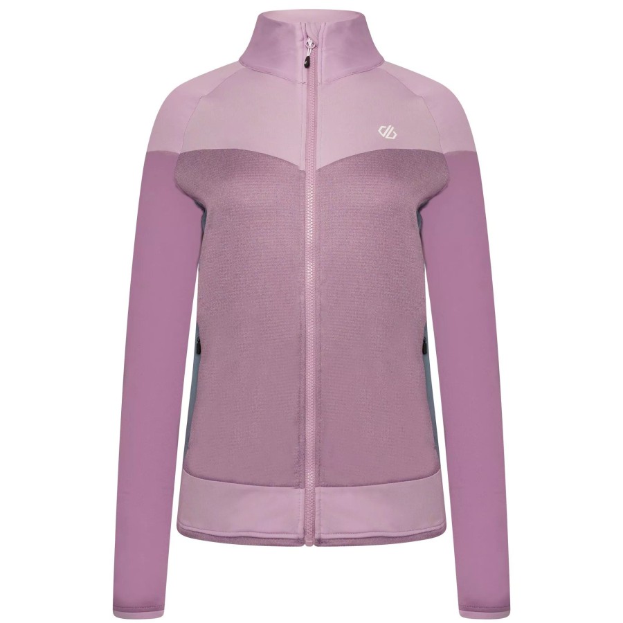 Women dare 2b Coats & Jackets | Dare 2B - Womens/Ladies Elation Ii Core Stretch Recycled Fleece Light Pink