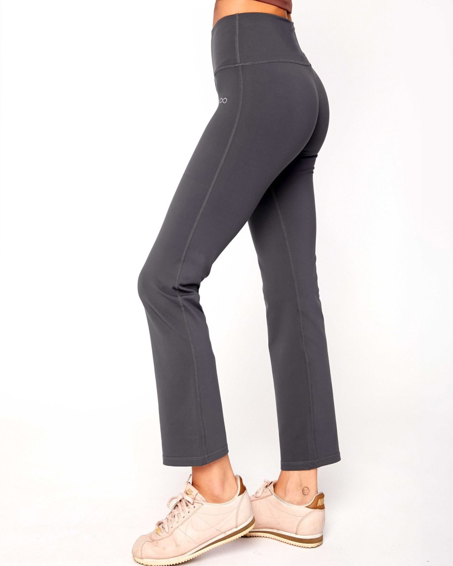 Women rebody active Active Bottoms | Rebody - Lexi Bootcut Cloudlux Leggings 25.5" Dark Grey