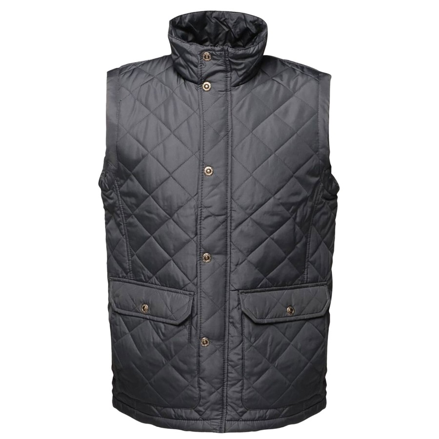 Men regatta Coats & Jackets | Regatta - Mens Tyler Bodywarmer Dark Blue