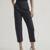 Women r.w. & co. Suits | High-Rise Straight-Leg Crop Pant Night Sky