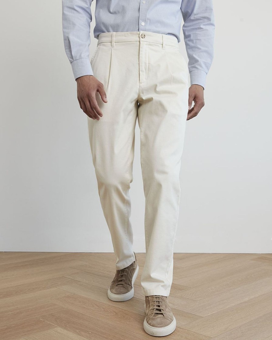 Men r.w. & co. Pants | Slim-Fit Pleated Chino Pants - 30" Artic Wolf