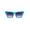 Women don't ask Sunglasses | Bright Blue Squared Sunglasses- Don'T Ask Medium Blue