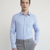 Men r.w. & co. Shirts | Slim Fit Performance Shirt Xenon Blue