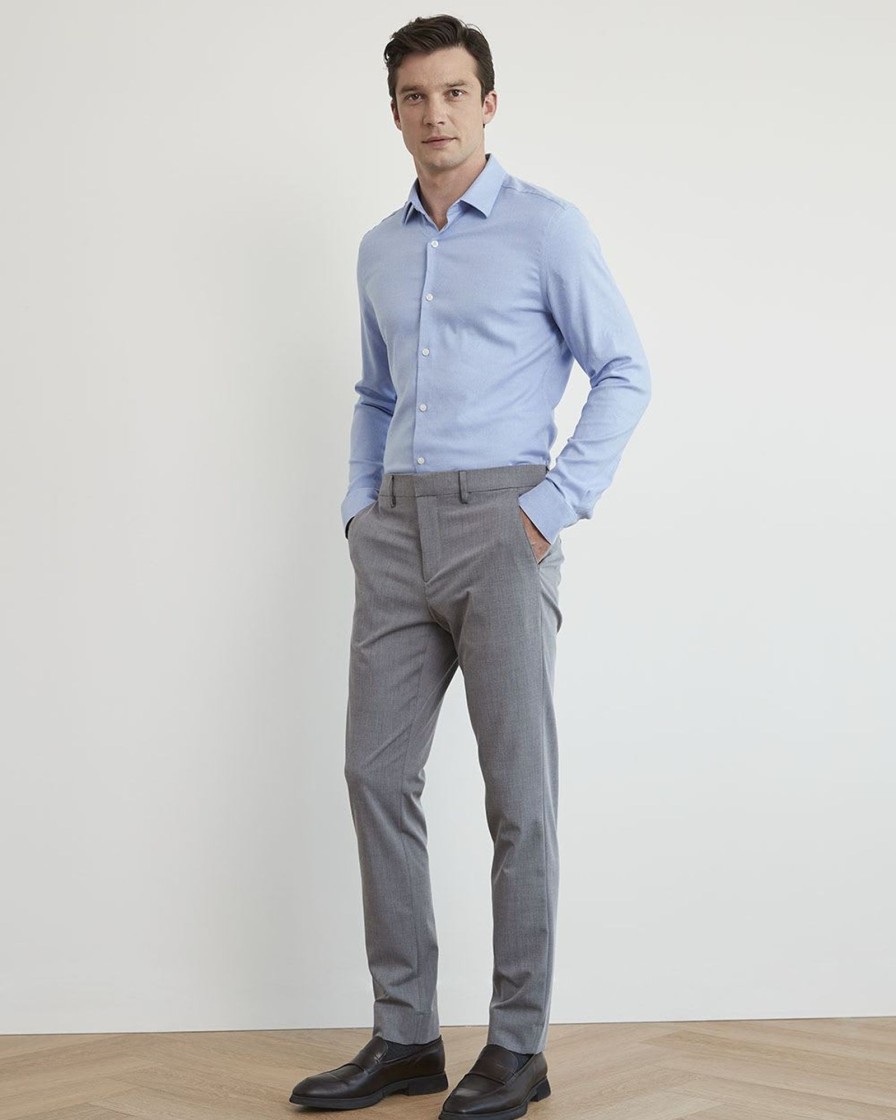 Men r.w. & co. Shirts | Slim Fit Performance Shirt Xenon Blue