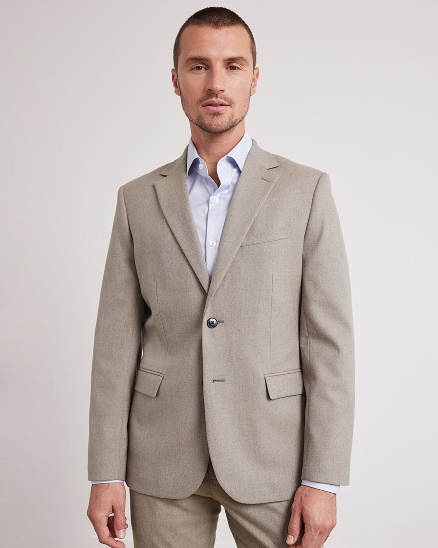 Men r.w. & co. Suits | Tailored-Fit Brushed Suit Blazer Pelican