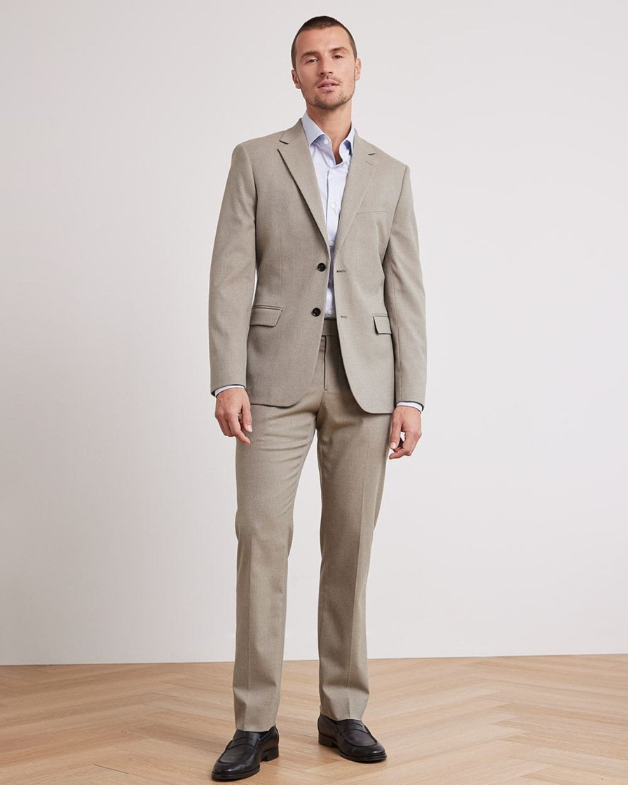 Men r.w. & co. Suits | Tailored-Fit Brushed Suit Blazer Pelican