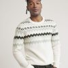 Men r.w. & co. Sweaters & Cardigans | Fair-Isle Long-Sleeve Crew-Neck Sweater Marshmallow