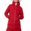 Women alpine north Coats & Jackets | Alpine North Women'S - Kluane | Vegan Down Recycled Ultra Long Winter Parka - Water Repellent, Windproof, Insulated Jacket With Hood Medium Red