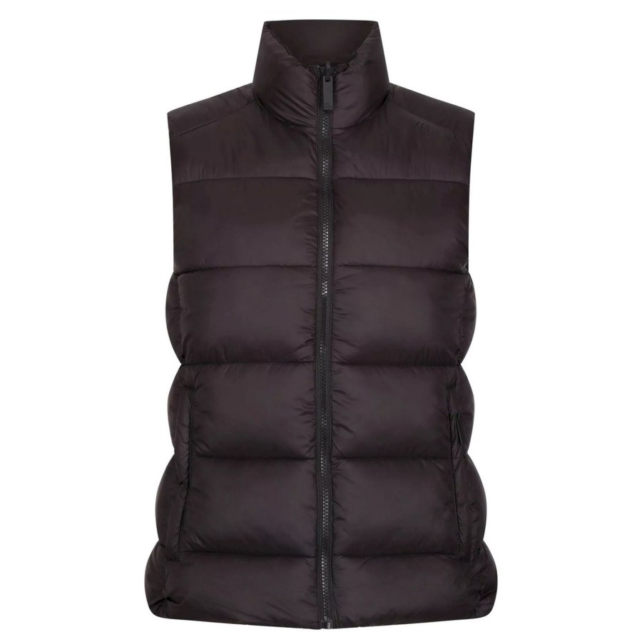 Women regatta Coats & Jackets | Regatta - Womens/Ladies Yewbank Reversible Body Warmer Black