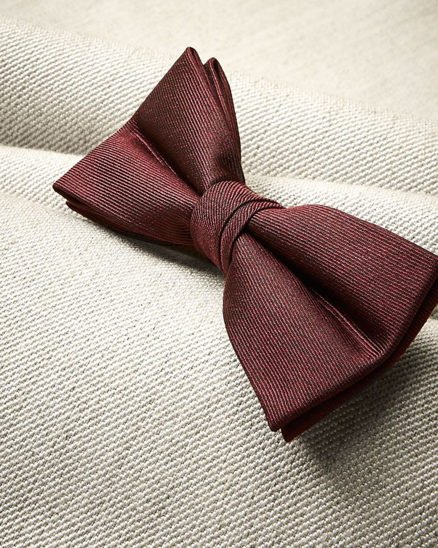 Men r.w. & co. Ties & Bow Ties | Classic Dark Red Bow Tie Port