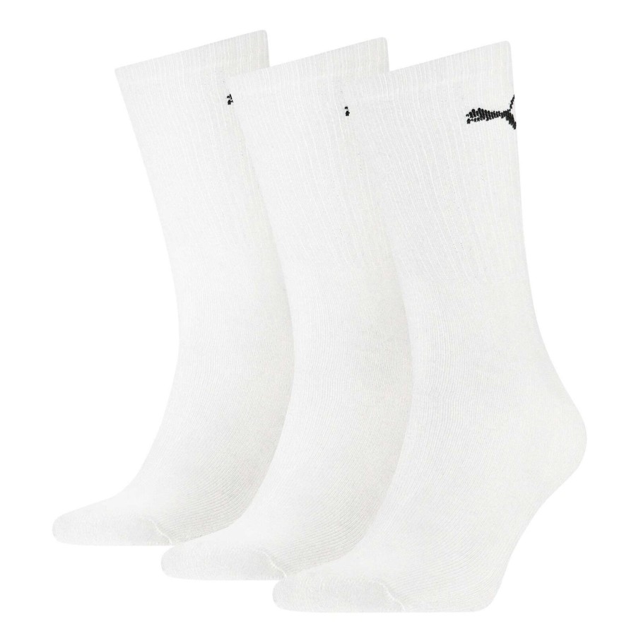 Men puma Socks | Puma - Unisex Adult Crew Sports Socks (Pack Of 3) White