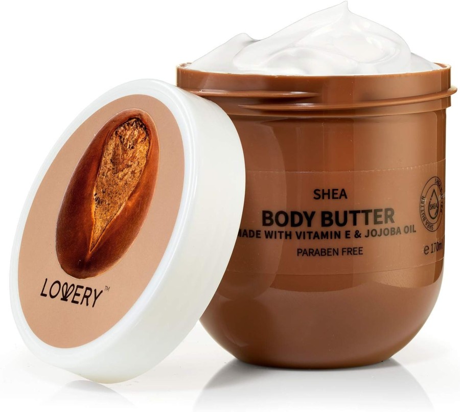 Women lovery | Lovery Shea Body Butter - Ultra Hydrating Shea Butter Body Cream Light Brown