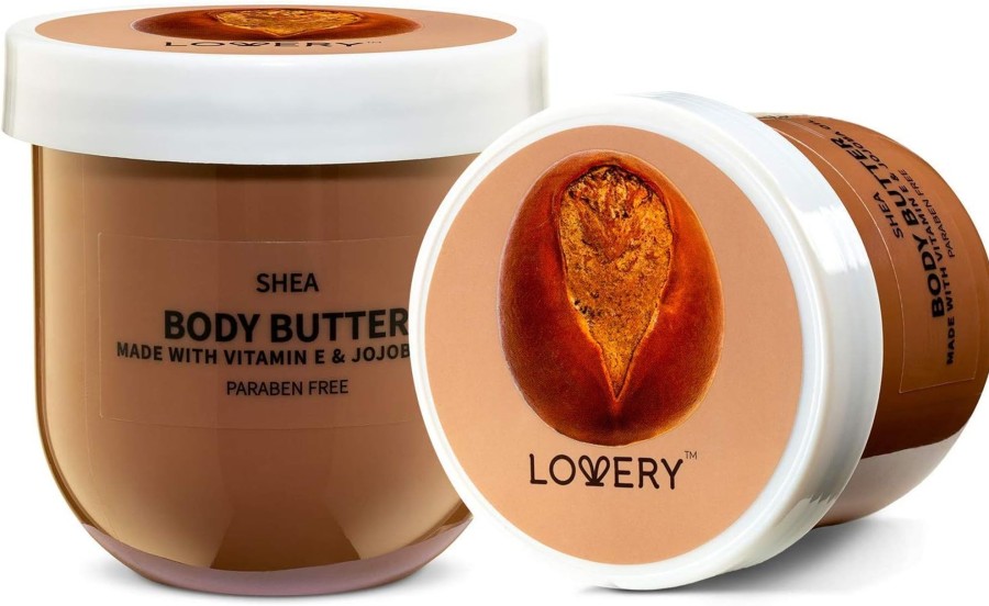 Women lovery | Lovery Shea Body Butter - Ultra Hydrating Shea Butter Body Cream Light Brown