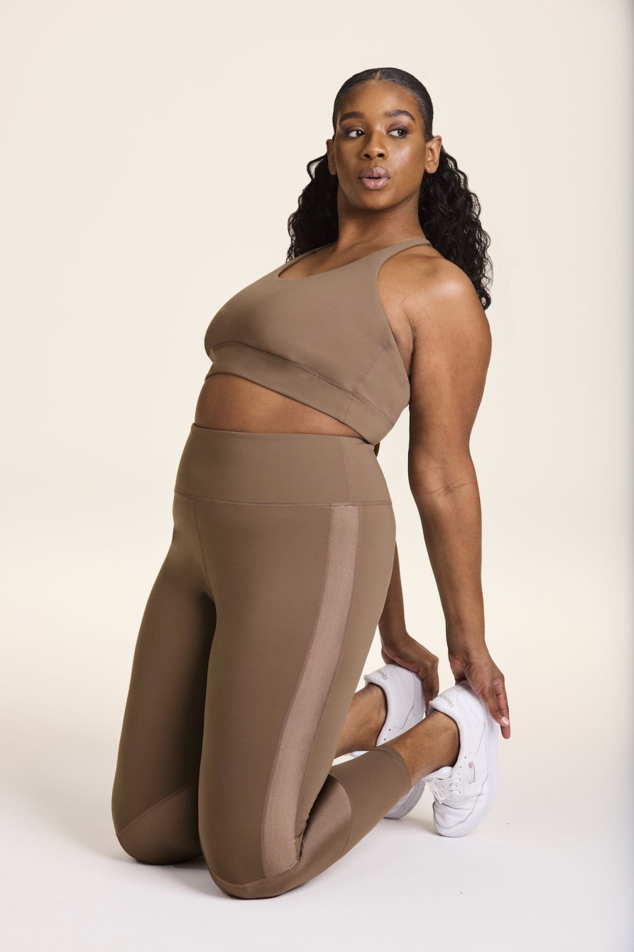 Women alala Active Tops | Alala - Ribbon Bra Light Brown