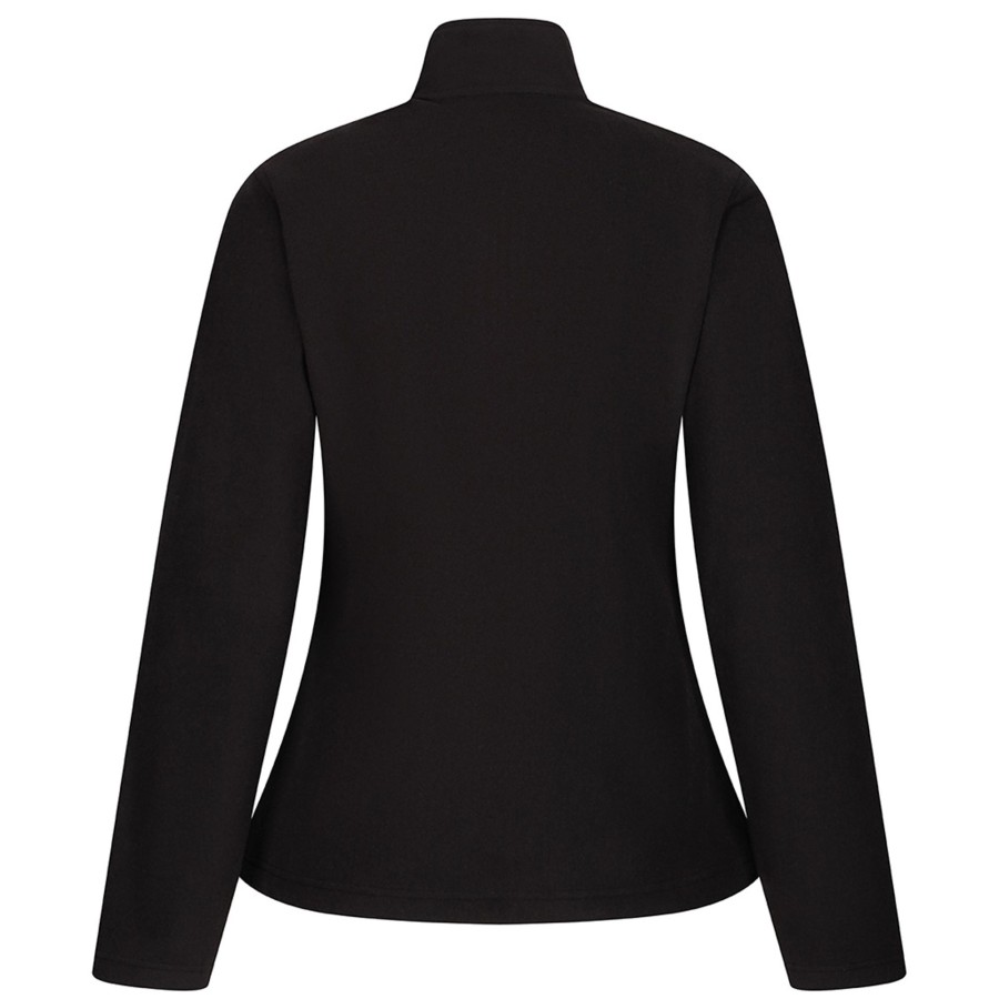 Women regatta Coats & Jackets | Regatta - Womens/Ladies Honestly Made Recycled Fleece Jacket Black