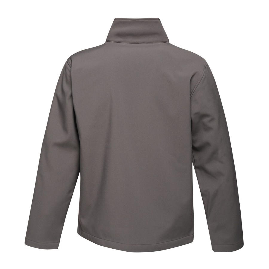 Men regatta Coats & Jackets | Regatta - Standout Mens Ablaze Printable Softshell Jacket Dark Grey