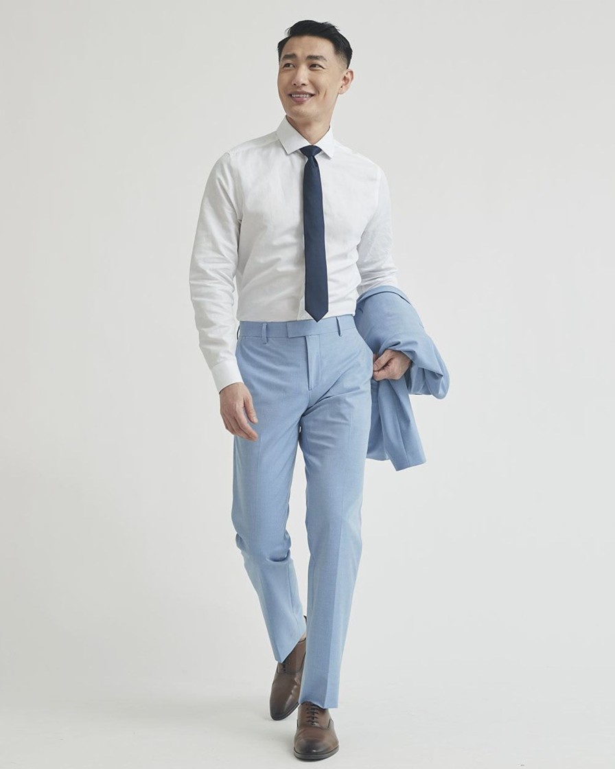 Men r.w. & co. Suits | Tailored Fit Blue Suit Pant Medium Blue