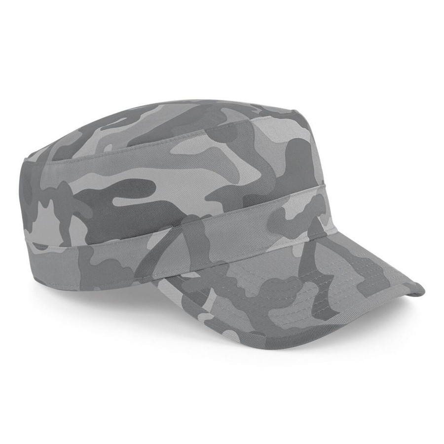 Men beechfield Scarves, Gloves & Hats | Beechfield - Camouflage Army Cap/Headwear (Pack Of 2) Light Grey