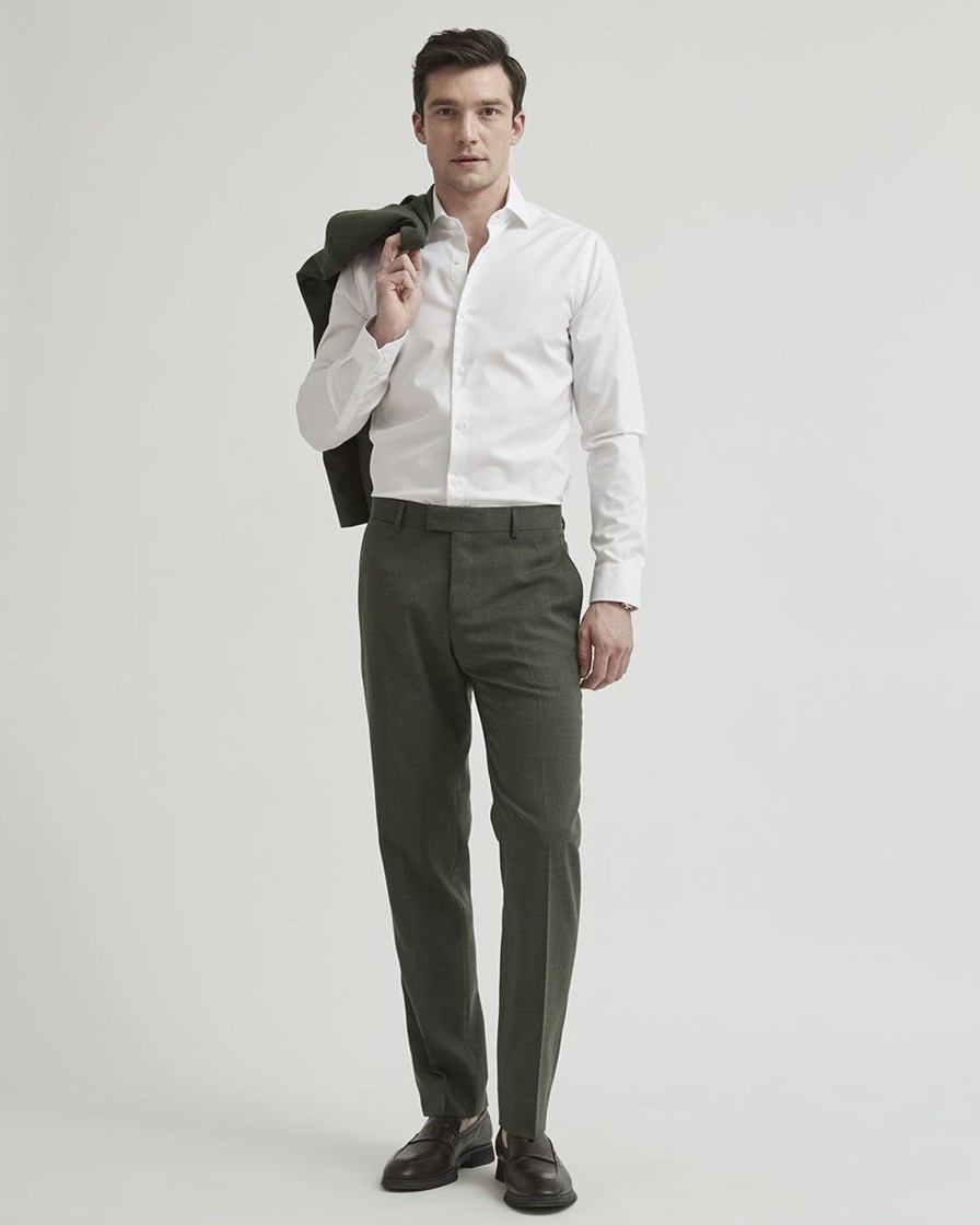 Men r.w. & co. Suits | Dark Green Suit Pant Chimera