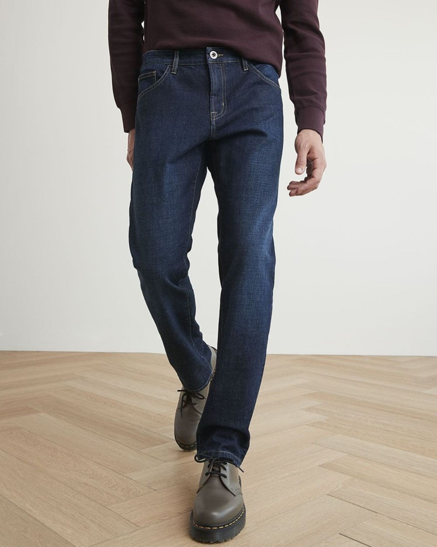 Men r.w. & co. Jeans | Straight-Leg Denim Pant Dark Wash