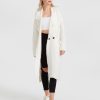 Women belle & bloom Coats & Jackets | Belle & Bloom Born To Run Sustainable Sweater Coat White