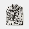 Men r.w. & co. Shirts | Slim-Fit Printed Sateen Dress Shirt Off White