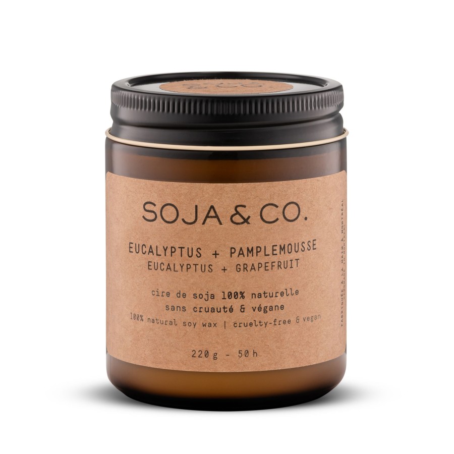 Home soja&co.™ | Soja&Co. Soy Wax Candle — Eucalyptus + Grapefruit 8Oz N/A