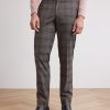 Men r.w. & co. Suits | Slim-Fit Grey Checkered Suit Pant Medium Grey