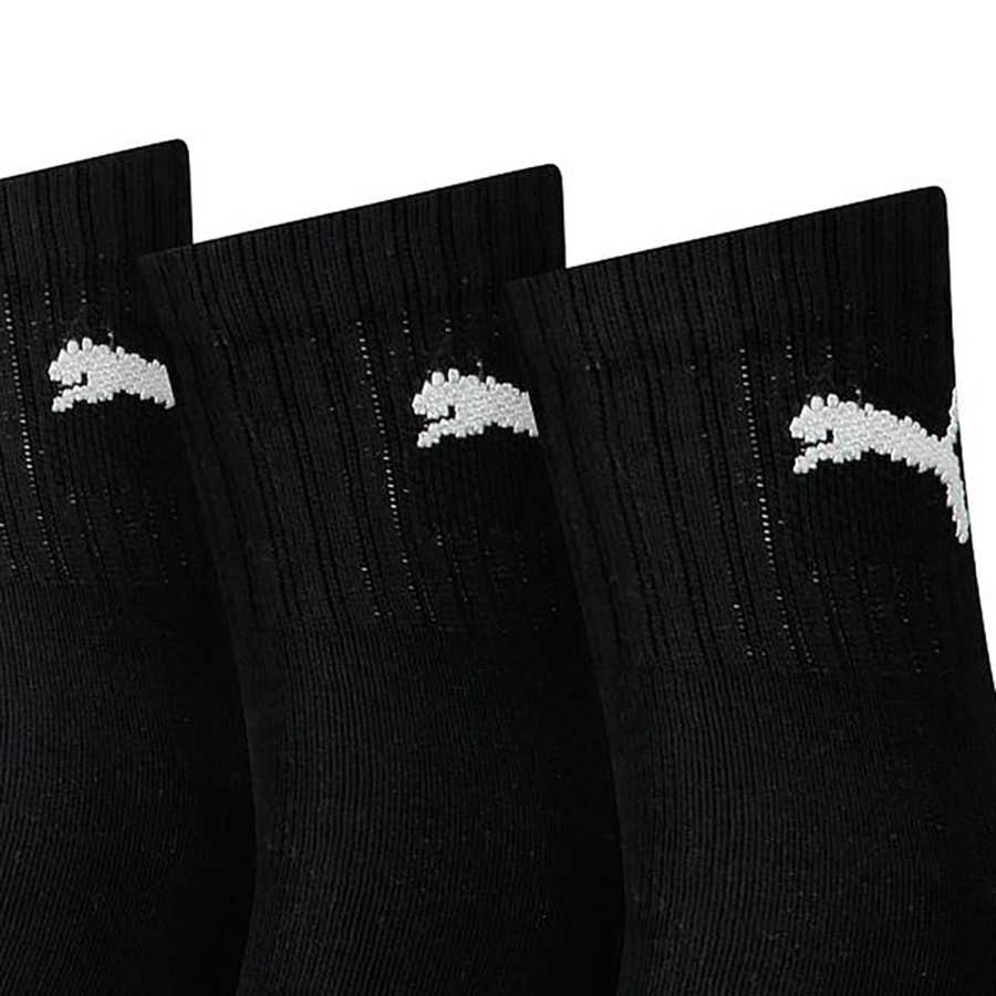 Men puma Socks | Puma - Unisex Adult Crew Socks (Pack Of 3) Black