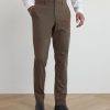 Men r.w. & co. Pants | Slim Fit Solid City Pant Dark Camel