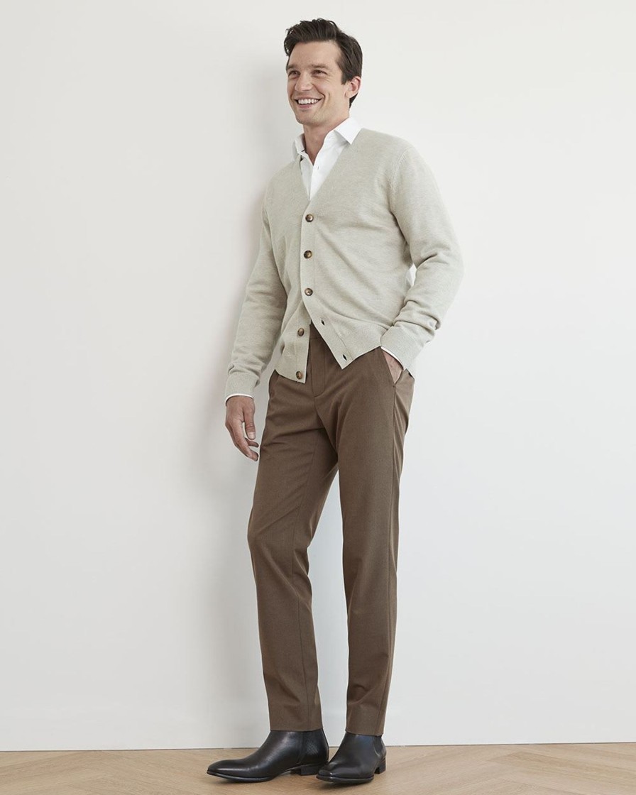 Men r.w. & co. Pants | Slim Fit Solid City Pant Dark Camel