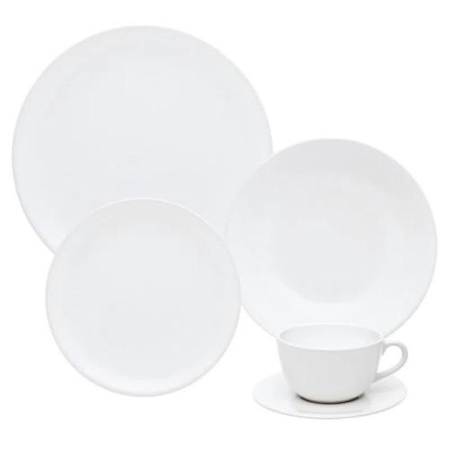 Home oxford | Oxford Unni 20 Pieces Dinnerware Set Service For 4 White