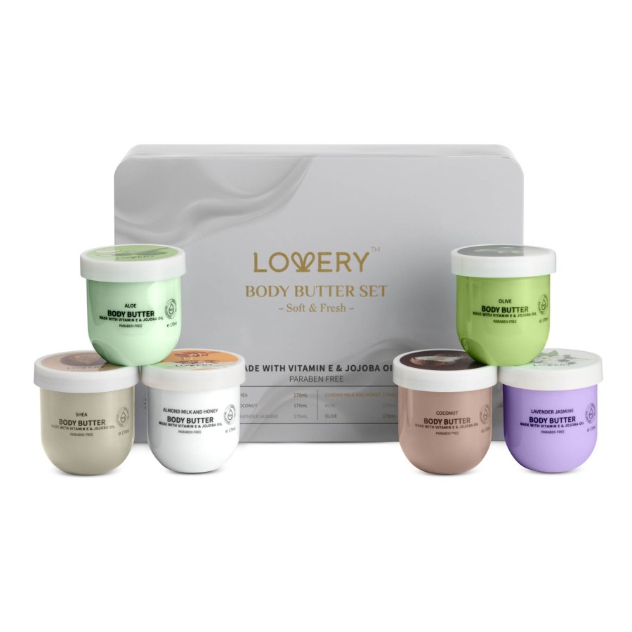 Women lovery | Lovery Whipped Body Butter Scented Body Lotion Set - 36 Ounces With Shea Butter Multicolor