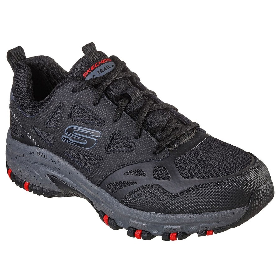 Men skechers Shoes | Skechers - Mens Hillcrest Leather Sneakers Black