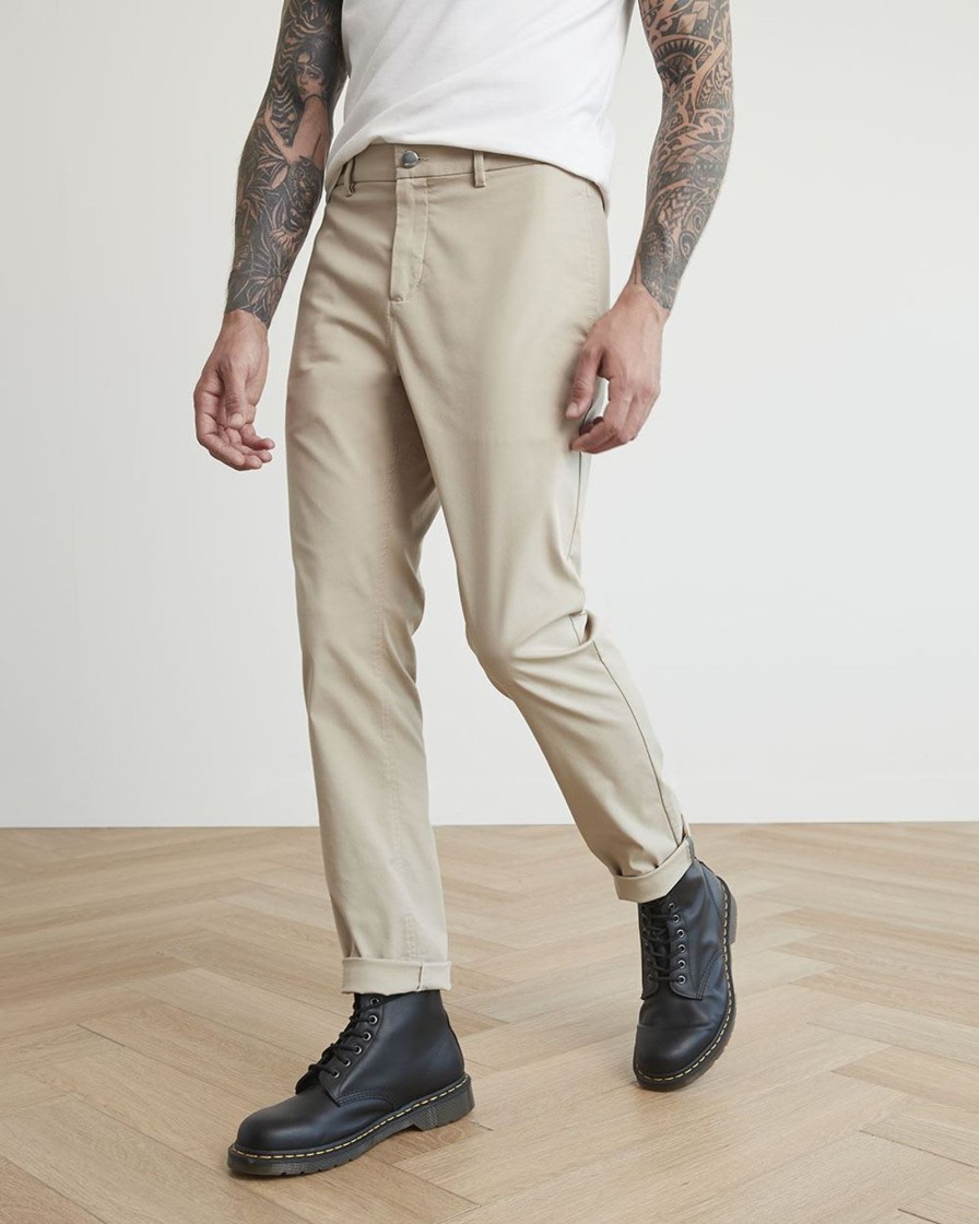 Men r.w. & co. Pants | Slim Fit Commuter Pant White Pepper