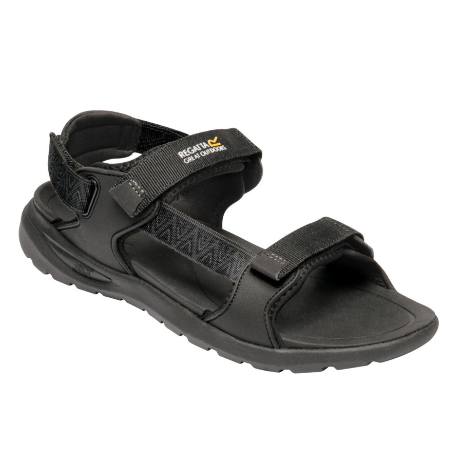 Men regatta Shoes | Regatta - Mens Marine Web Sandals Black