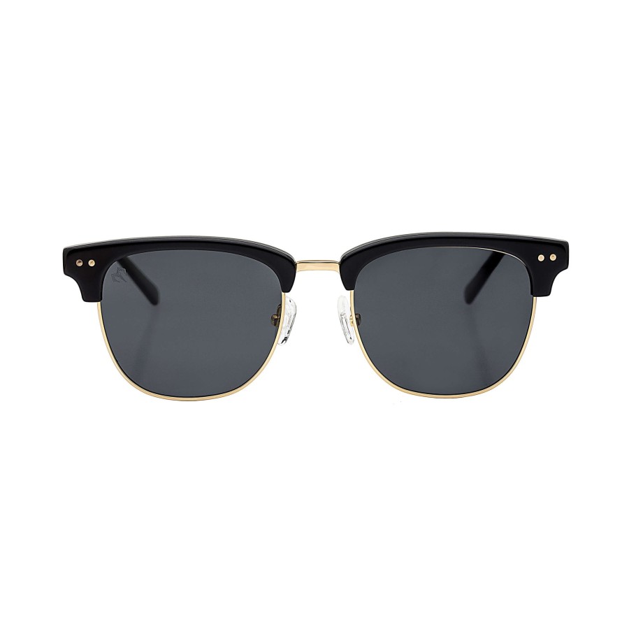 Women marsquest Sunglasses | Marsquest - Polarized Half-Frame Sunglasses Dark Grey