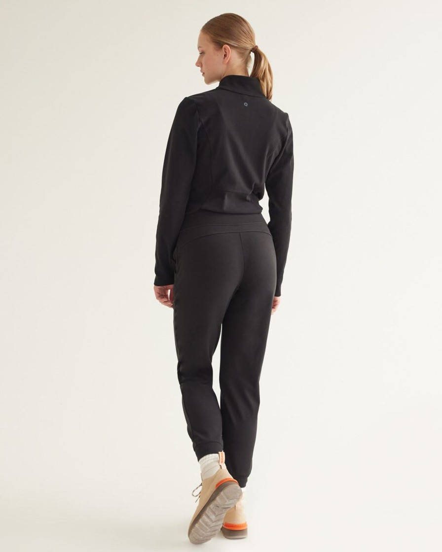 Women hyba Hyba Activewear | Polar Fleece Jogger Pant - Hyba Black