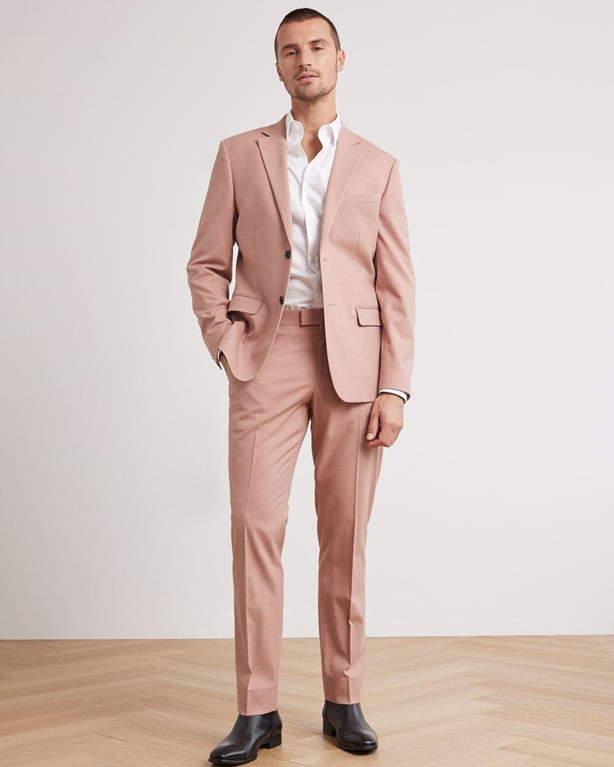 Men r.w. & co. Suits | Slim-Fit Pink Suit Blazer Ash Rose