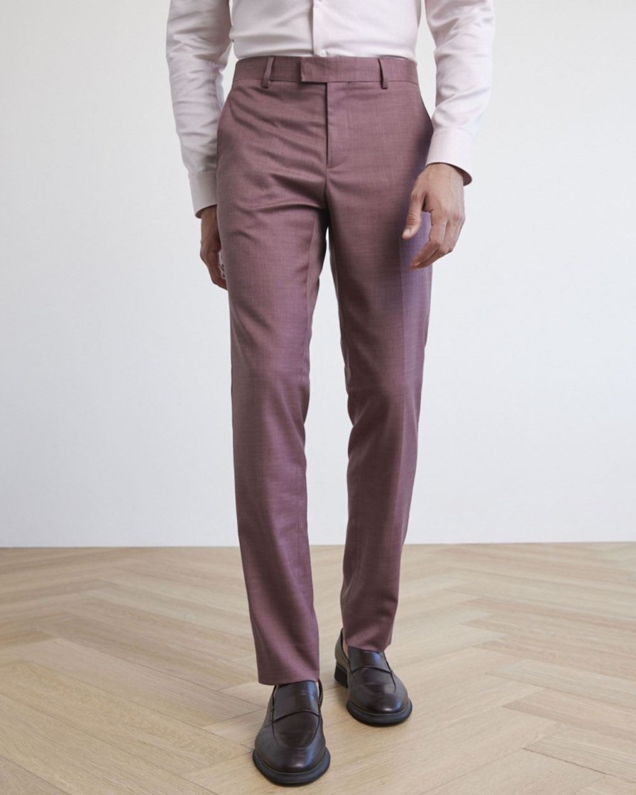 Men r.w. & co. Suits | Slim-Fit Raspberry Suit Pant Rusty Rasberry