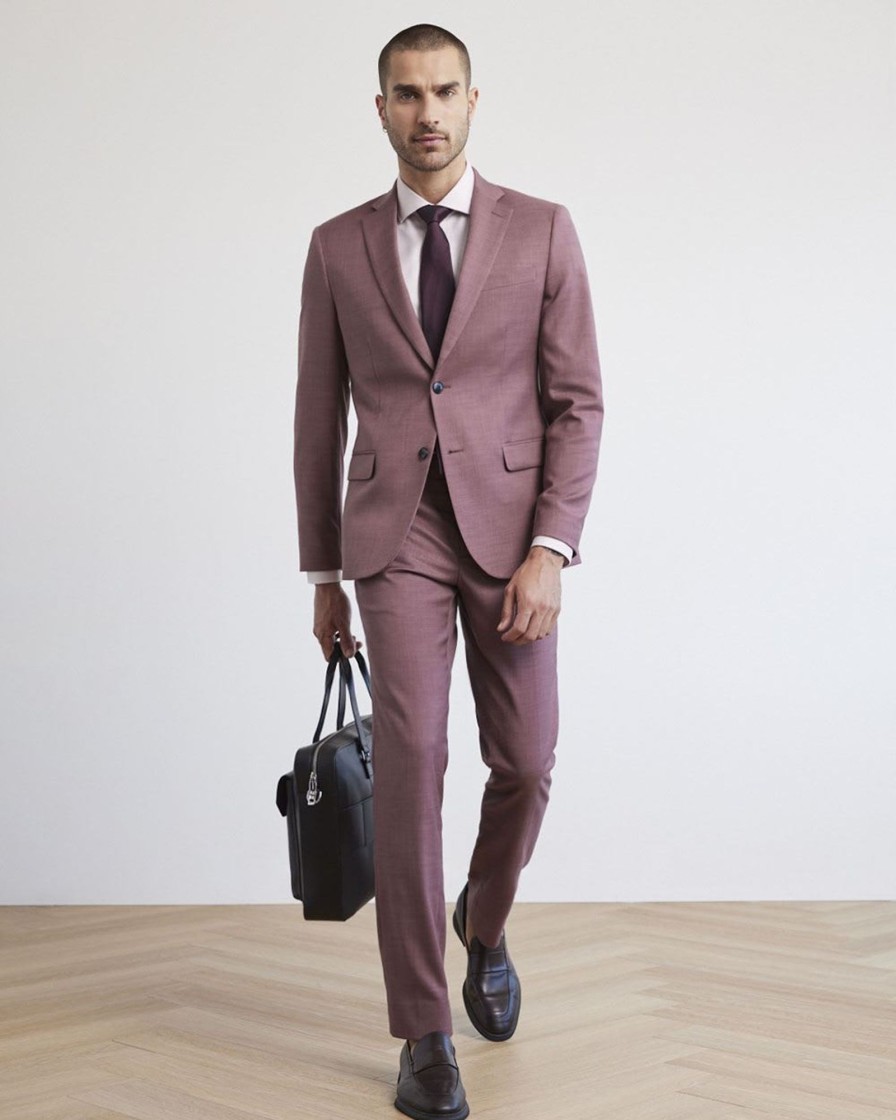 Men r.w. & co. Suits | Slim-Fit Raspberry Suit Pant Rusty Rasberry