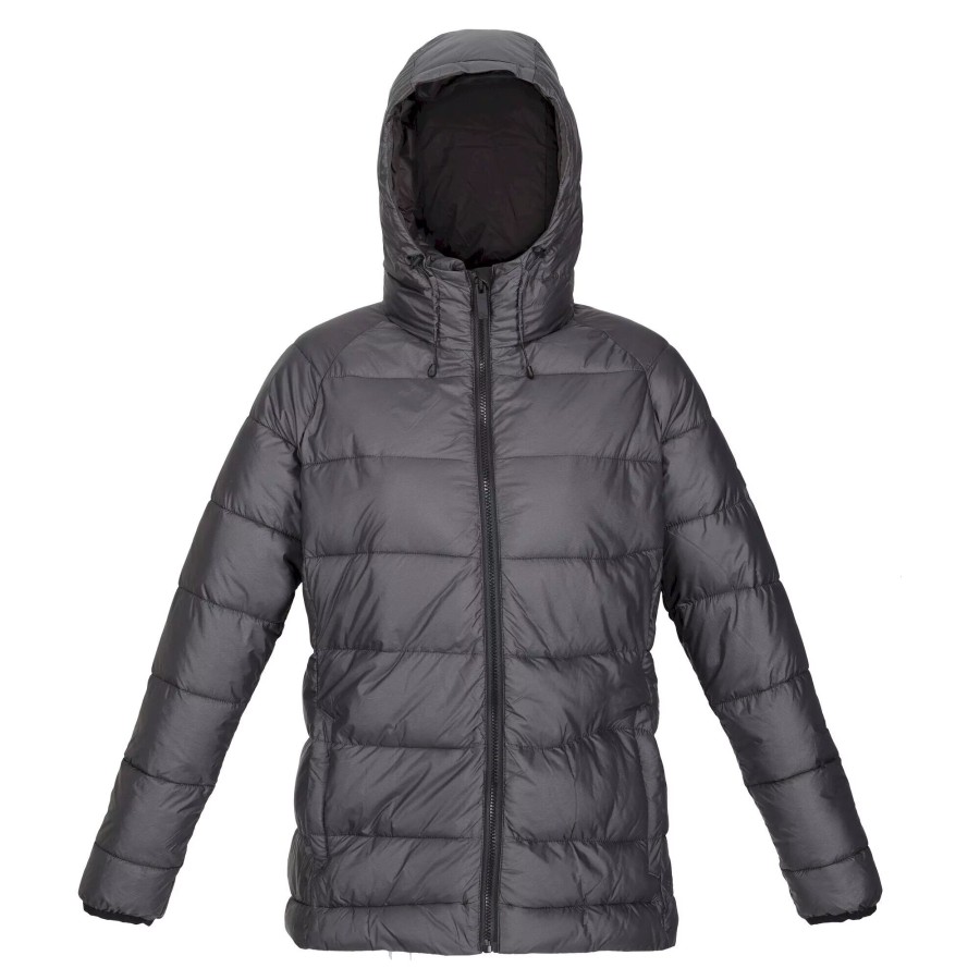 Women regatta Coats & Jackets | Regatta - Womens/Ladies Toploft Ii Puffer Jacket Black