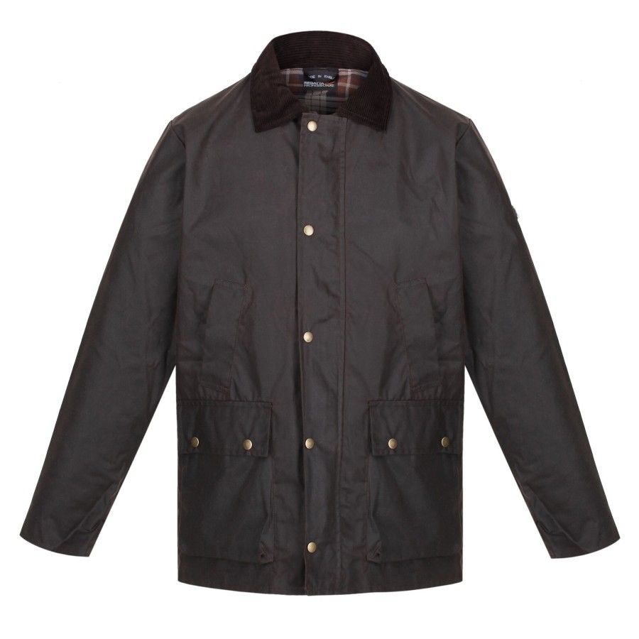 Men regatta Coats & Jackets | Regatta - Mens Banbury Jacket Dark Brown